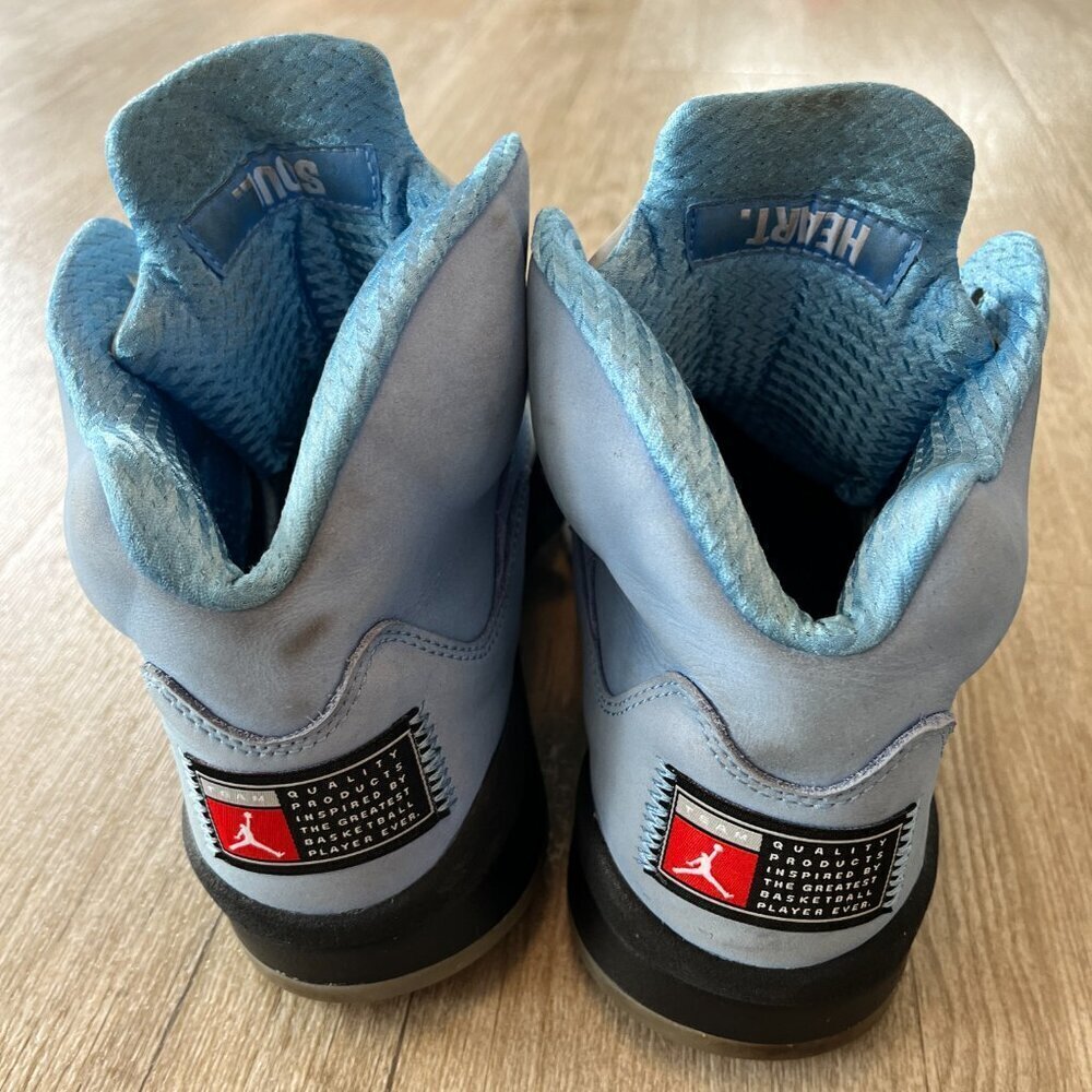 Mens Air Jordan 5 Retro SE 'UNC' DV1310-401 Blue Carolina - 10 - Picture 10 of 13